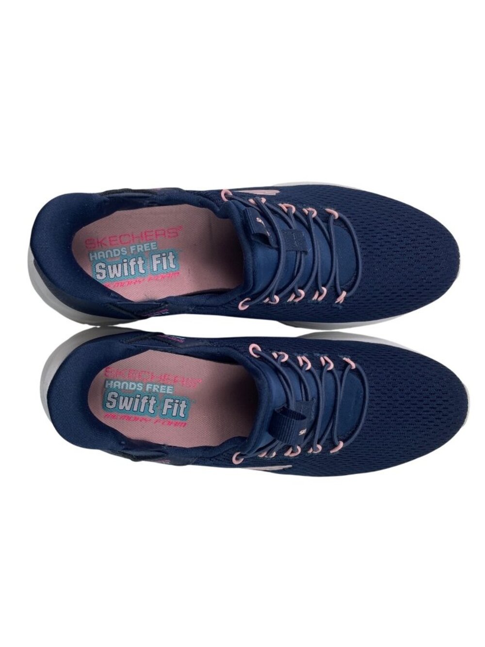SKECHERS Womens Size 7.5 Navy Blue 179172 Swift-Fit Glide Lite 2.0 Sneaker - Picture 10 of 11